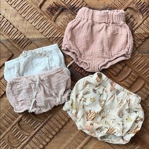 Lot of 4 bloomers|girls shorts